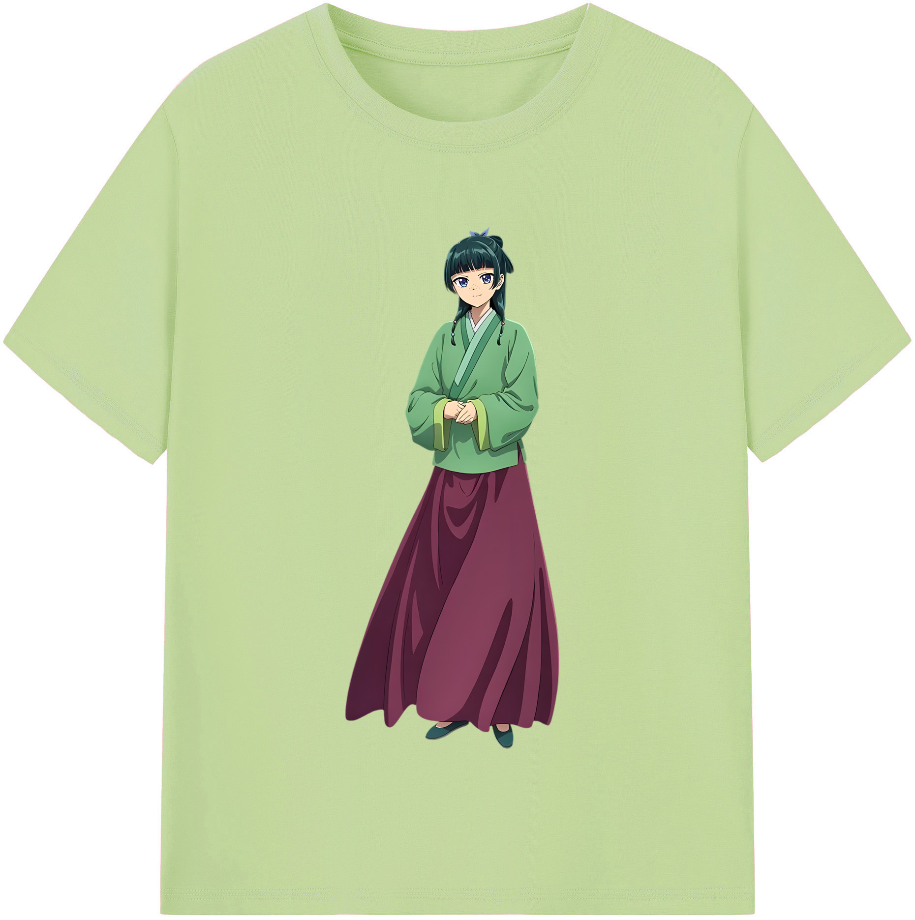 （画像用） 薬屋のひとりごと The Apothecary Diaries 綿100％半袖Tシャツ（フロントプリント）